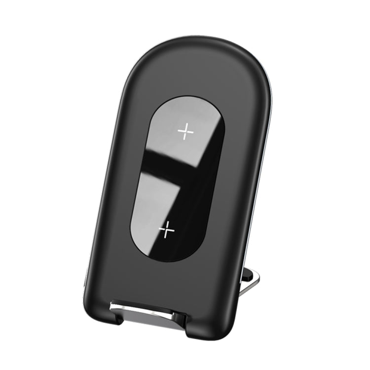 Rock W30 15W Cargador Inalámbrico para Teléfono Móvil Soporte de escritorio plegable (Negro)