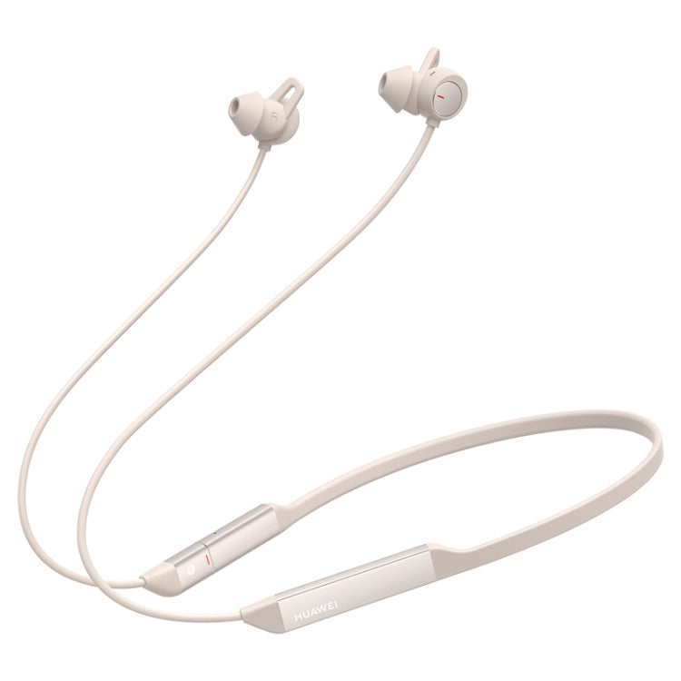 Original Huawei FreeLace Pro Wireless Headphone with Bluetooth 5.0 Noise Cancellation (White)