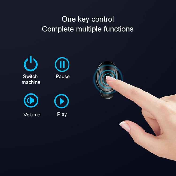 XG13 Bluetooth 5.0 TWS Mini écouteur stéréo sans fil Bluetooth (Blanc)