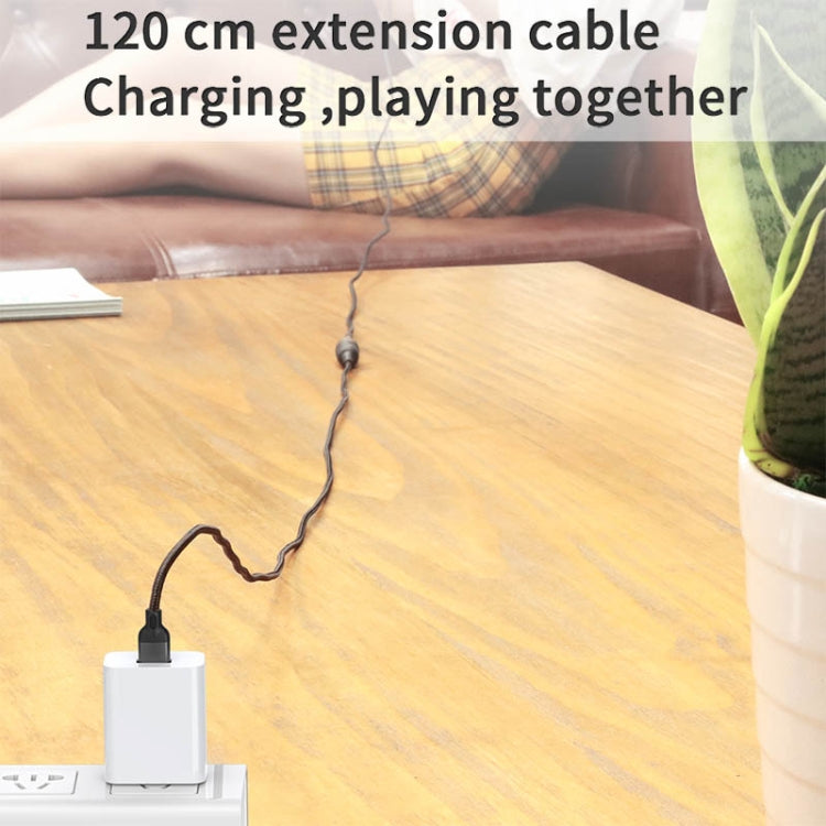 Joyroom S-M401 Multifunction Series 3 en 1 3.5A USB-C / Type-C / 8 Pin / Micro USB a USB Cable de Datos de tejido Longitud: 1.2m + 0.3m (Negro)