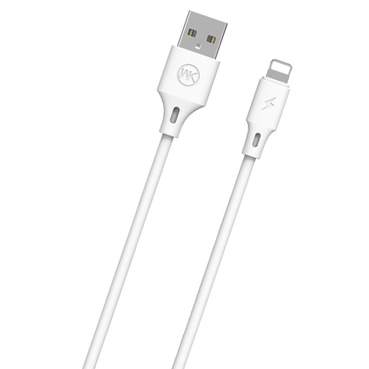 WK WDC-092 3m 2.4A Max Output Full Speed ​​Pro Series USB to 8-Pin Data Sync Charging Cable (White)