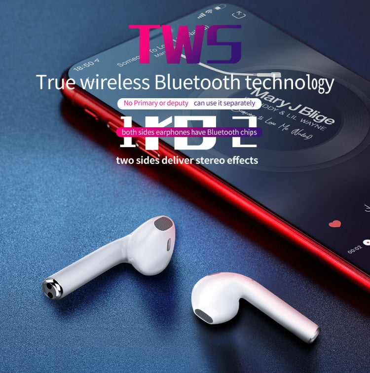 Casque Bluetooth sans fil ZEALOT H20 TWS Bluetooth 5.0 Touch avec boîtier de chargement magnétique prenant en charge les appels stéréo et l'affichage en temps réel (blanc)