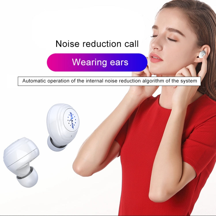 ZEALOT H19 TWS Bluetooth 5.0 Touch Auriculares Inalámbricos Bluetooth con caja de Carga Magnética compatible con llamadas HD y conexión automática Bluetooth (Blanco)