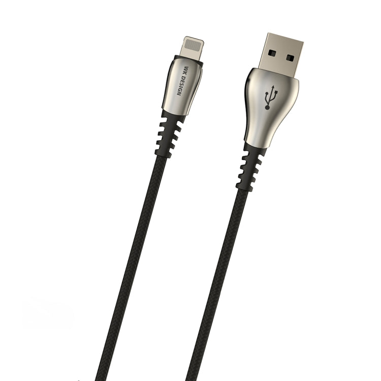 WK WDC-089 1m 2A Salida USB a 8 Pines Magos Cable de Carga de Sincronización de Datos (Negro)