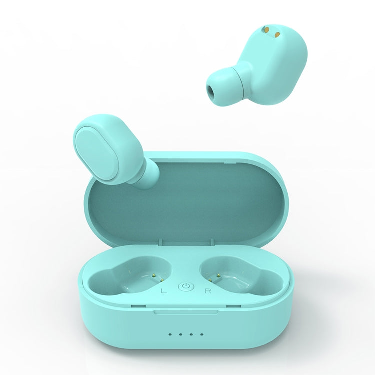 TWS TWS-M1 Bluetooth Headphones with Magnetic Charging Box Connection Support Call Memory and Battery Display Function (Green)