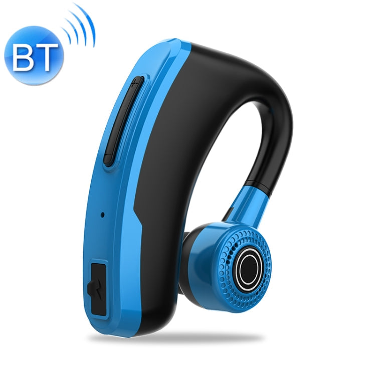 V10 Casque de sport sans fil Bluetooth V5.0 avec boîtier de charge Prise en charge de la puce CSR Réception vocale et charge rapide de 10 minutes (Bleu)