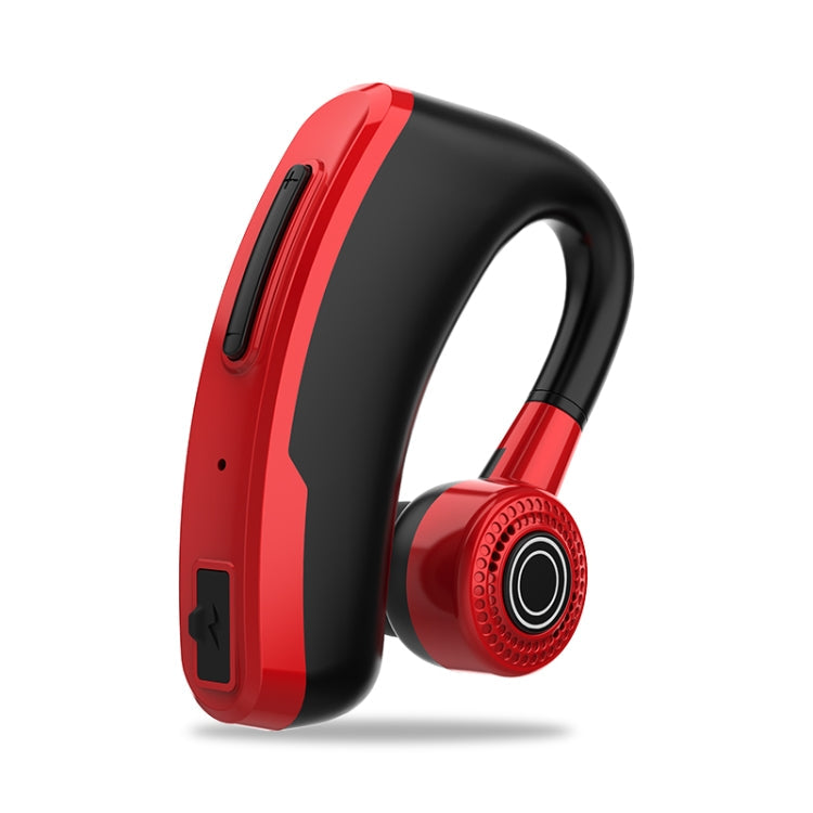 V10 Wireless Bluetooth V5.0 Auriculares Deportivos impermeables sin caja de Carga Jerry Chip diseño de rotación de 270 grados compatible con reducción Inteligente de ruido (Rojo)