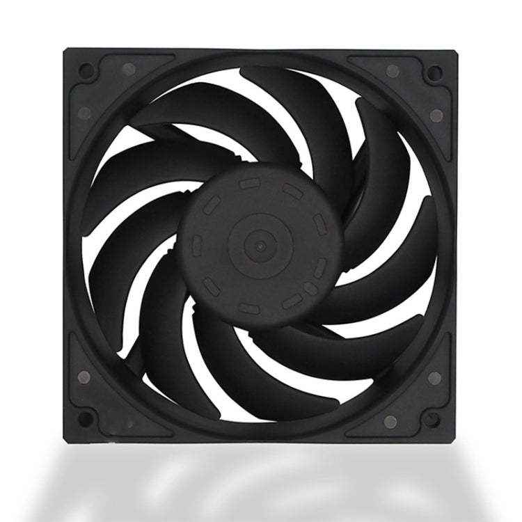 Ventilador de refrigeración del radiador de la CPU de la computadora F120 (Negro)