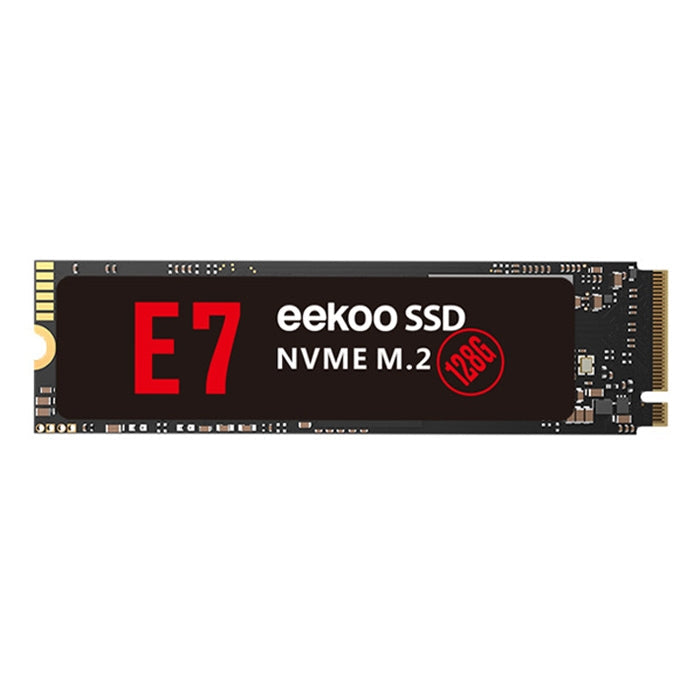 eekoo E7 Solid State Drive NVME M.2 Interface PCI-E 128 Go pour ordinateurs de bureau / ordinateurs portables