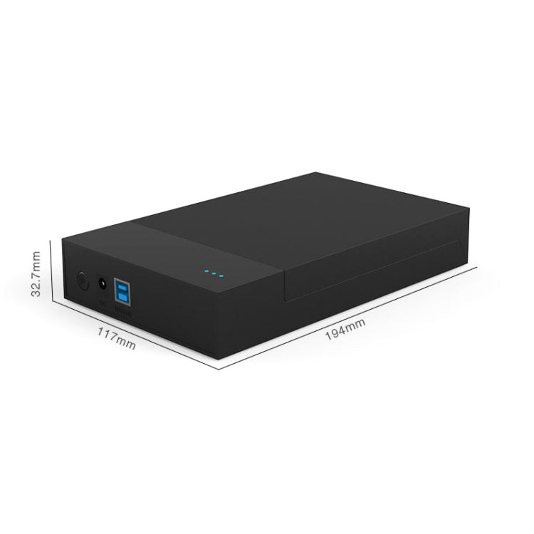 Azulendless 2.5/3.5 Inch SSD USB 3.0 PC Computer External Solid State Mobile Hard Drive Enclosure Hard Disk Drive (UK Plug)