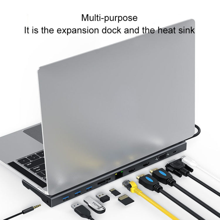 Azulendless 11 in 1 Multifunction Type-C / USB-C HUB Expansion Dock