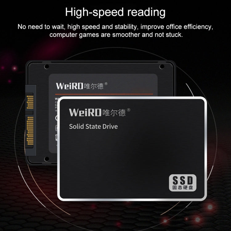 WEIRD S500 256 Go 2,5 pouces SATA3.0 Solid State Drive pour ordinateur portable de bureau