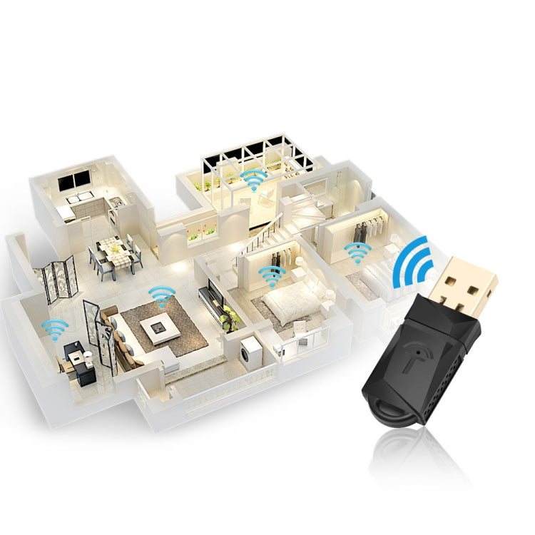 Rocketek RT-WL3AT 600 Mbps 802.11 n/a/g Dual Frequency 2.4G and 5.8G Wireless USB WiFi Adapter