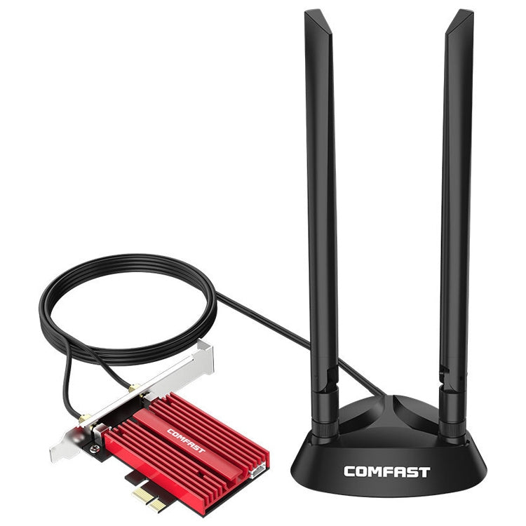 COMFAST CF-AX181 Plus 3000Mbps Tri-Band + Bluetooth 5.2 WiFi6e WiFi6e PCI-E Network Card