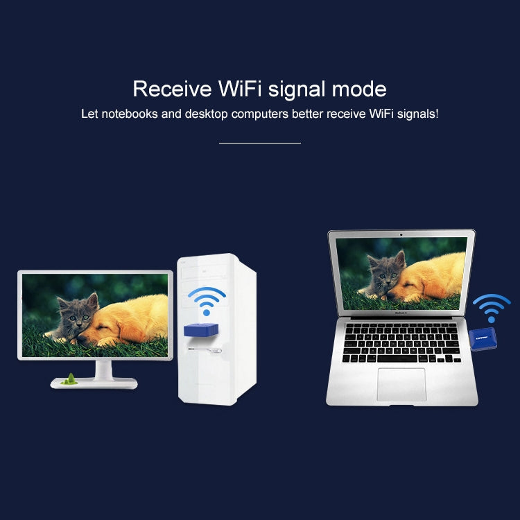 COMPAKE CF-726B 650Mbps Bluetooth Bluetooth WiFi USB Network Adapter Receiver