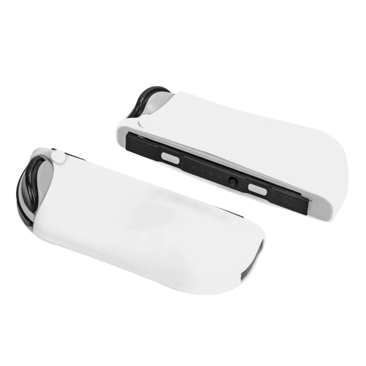 OIVO IV-SW155 Coque de protection en silicone fendu pour Nintendo Switch Oled (Blanc)