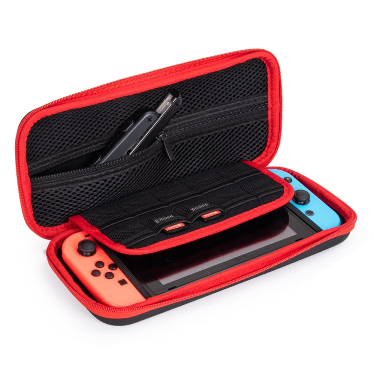 Dobe TNS-1130 EVA Sac de rangement portable en EVA Étui de protection antichoc pour Nintendo Switch Oled (Noir)