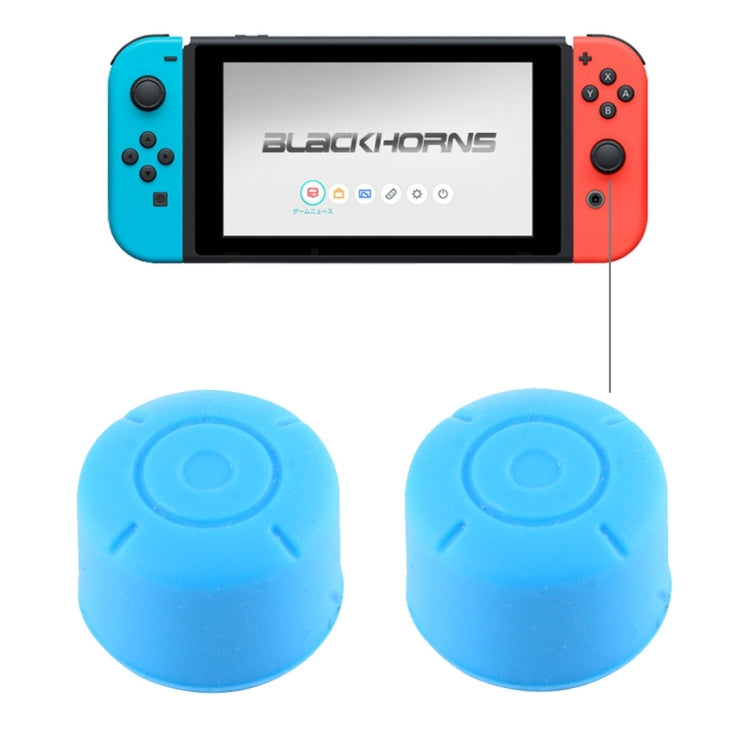 2 PCS Para la Cubierta Protectora de las Tapas de Silicona del Botón del juego del interruptor de Nintendo entrega de Color al azar