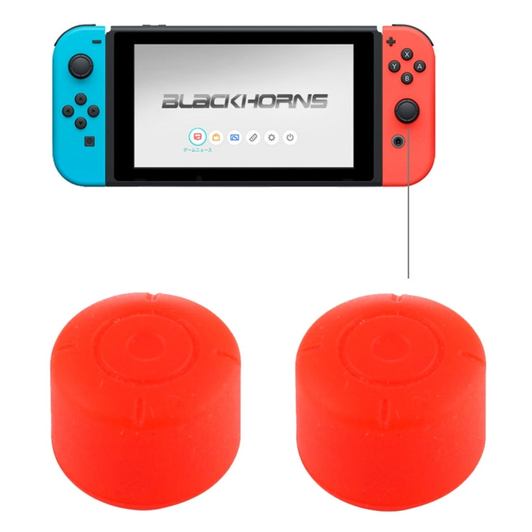 2 STÜCKE Für Nintendo Switch Game Button Silikonkappen Schutzhülle Farbe zufällige Lieferung