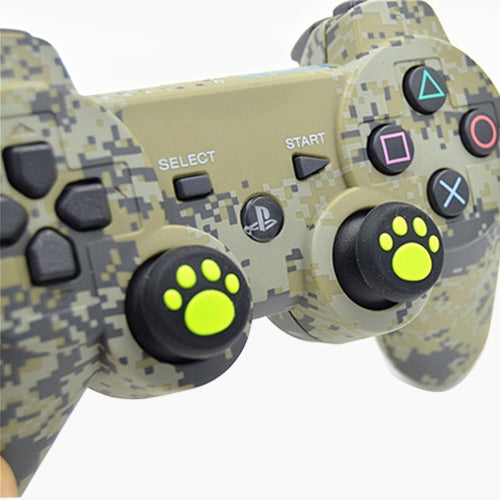 4 PCS Cute CAT Paw Silicone Protective Case Cover For PS4 / PS3 / PS2 / Xbox 360 / XboxOne / WIIU Gamepad Joystick (White)