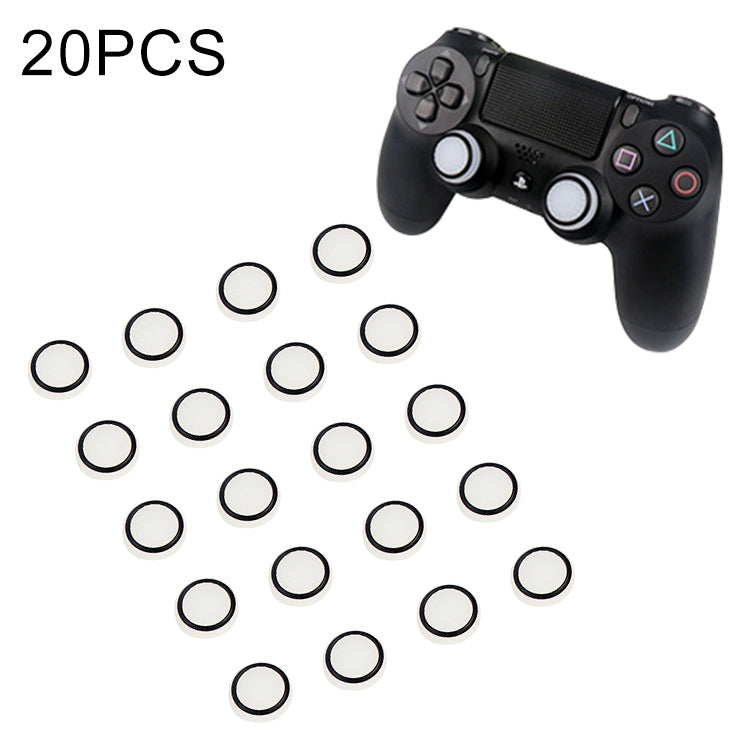 20 PCS Étui de protection en silicone lumineux pour PS4 / PS3 / PS2 / Xbox 360 / XboxOne / WIIU Gamepad Joystick (Noir)