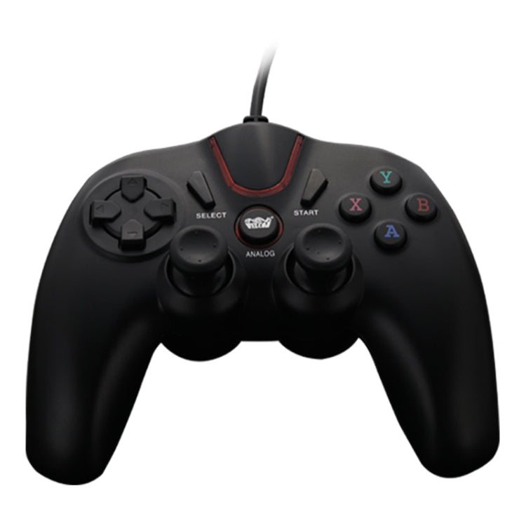 Wired Game Controller Gamepad Handle for PS3 / Compute (Black)