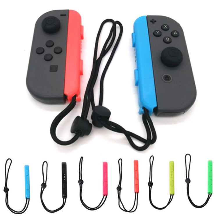 1 par de accesorios de juegos de cordón de cuerda de Muñeca Para Nintendo Switch Joy-Con (Negro)
