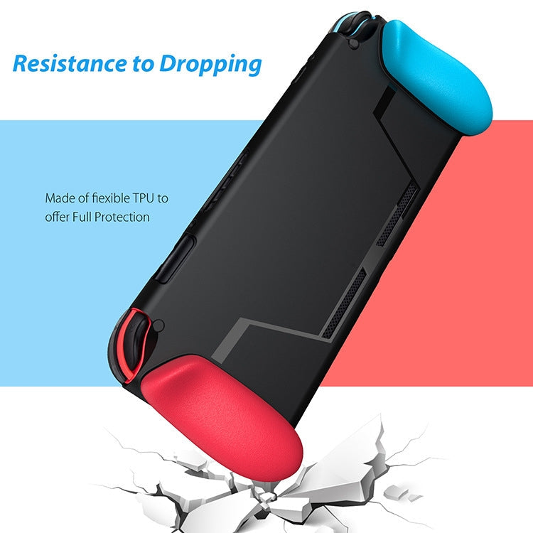 TPU Shell Grip with Game Card Slot Anti-shock Silicone Case For Nintendo Switch