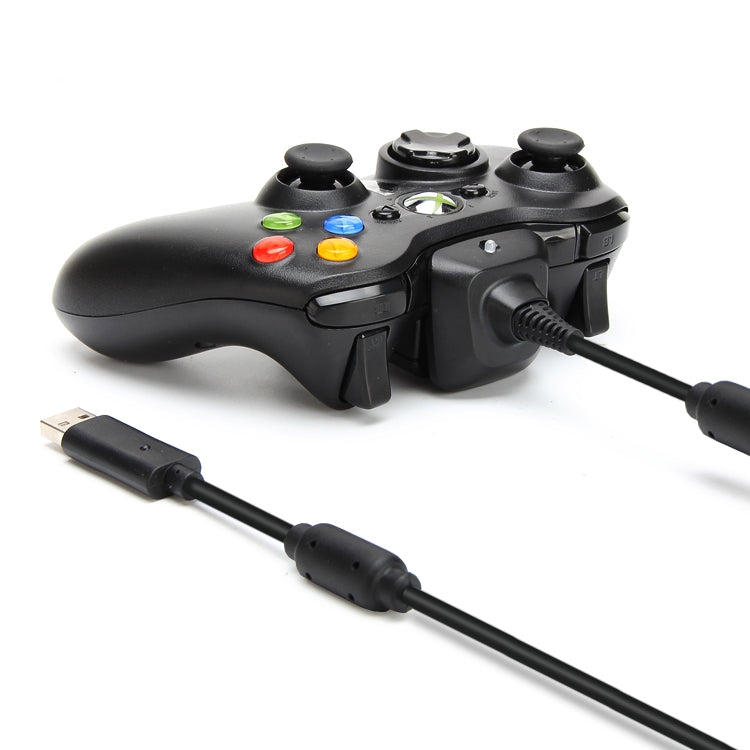 Xbox 360 Cable de Carga del Controlador Inalámbrico de 1.5 m con Magnético Para Xbox 360 (Blanco)