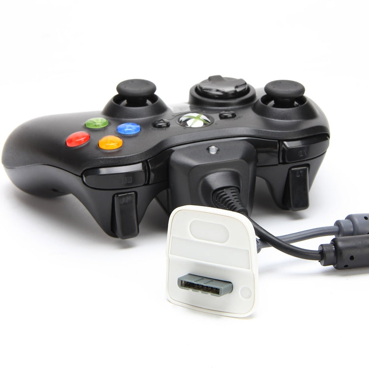 Xbox 360 Cable de Carga del Controlador Inalámbrico de 1.5 m con Magnético Para Xbox 360 (Blanco)