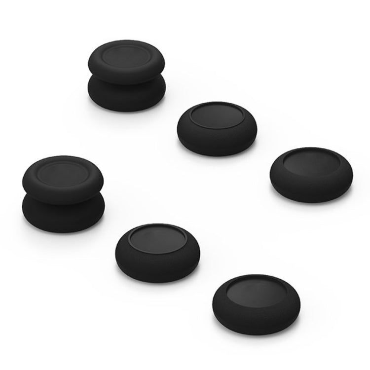 Cubierta de Botón de Tapa basculante de gamepad izquierdo + derecho Para interruptor (Negro)
