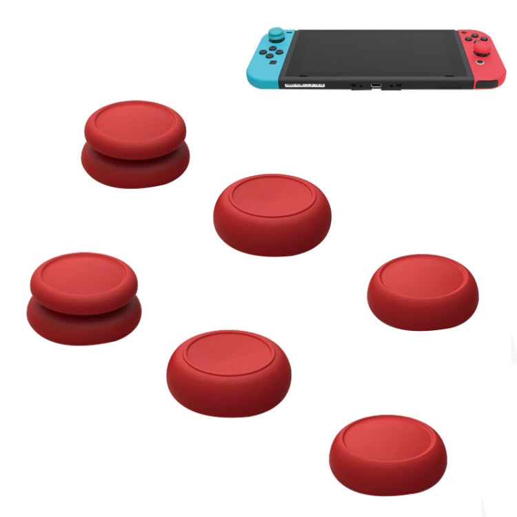 Left + Right Gamepad Rocker Cap Button Cover For Switch (Red)