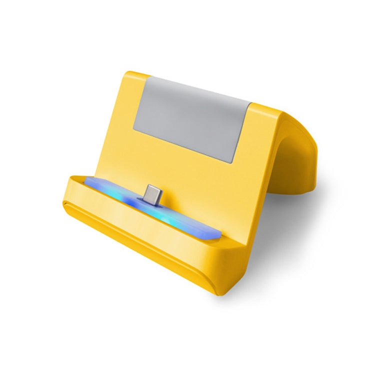 Cargador de Carga Portátil Soporte de la Base de la estación Interruptor Nintendo Lite (Amarillo)