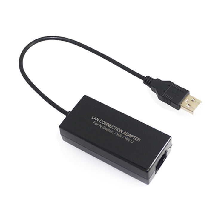 Adaptador de conexión Lan DOBE TNS-849 Tarjeta de red Ethernet USB 100Mbps USB 2.0 Para Nintendo Switch / Wii / WiiU