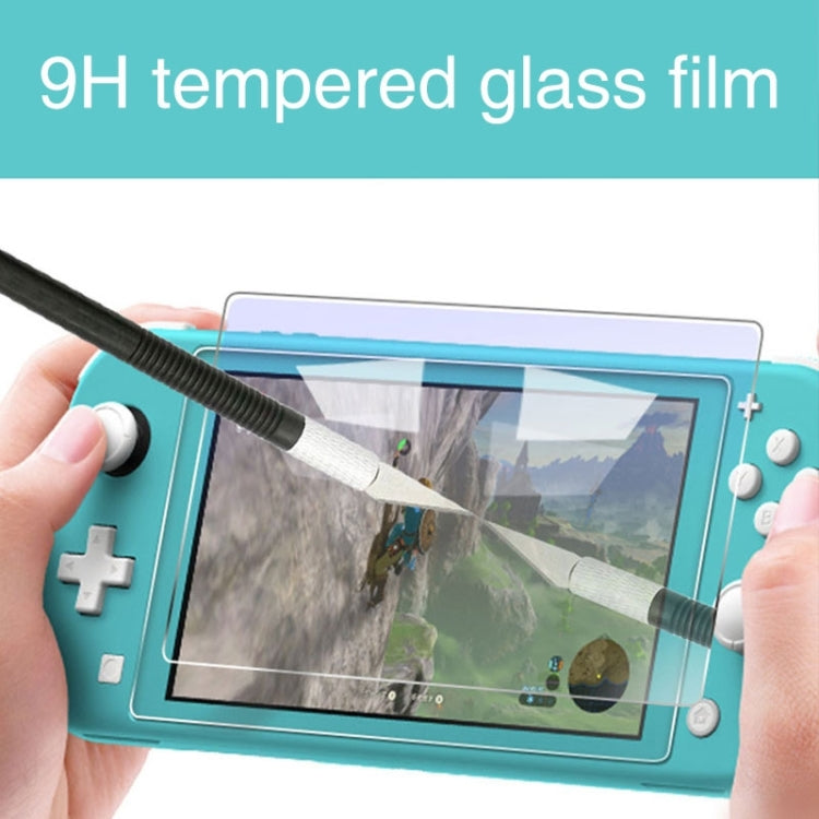 Film d'écran en verre trempé anti-rayures 9H HD pour Switch Lite