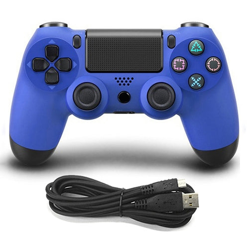 Manette de jeu filaire pour Sony PS4 (Bleu)