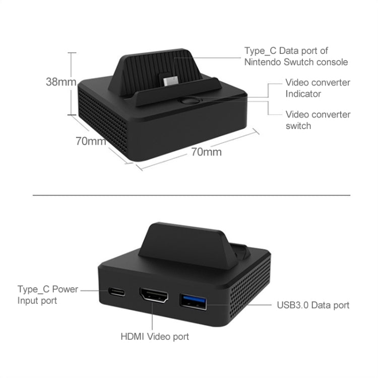 Conversion Station Multi-Function Video Dock with Switch Holder