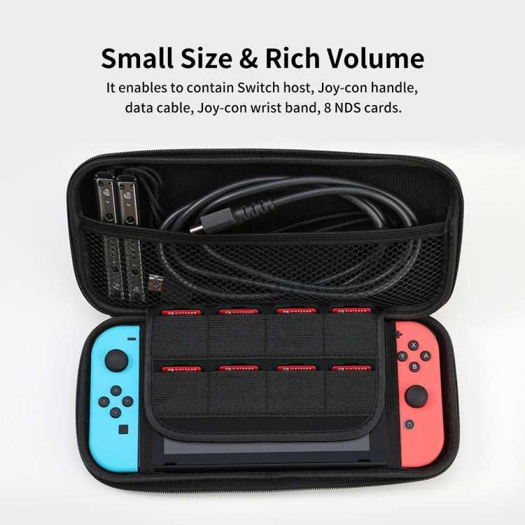 ROCA I12 caja Protectora Portátil de almacenamiento EVA del bolso Para el interruptor de Nintendo Lite (Negro)