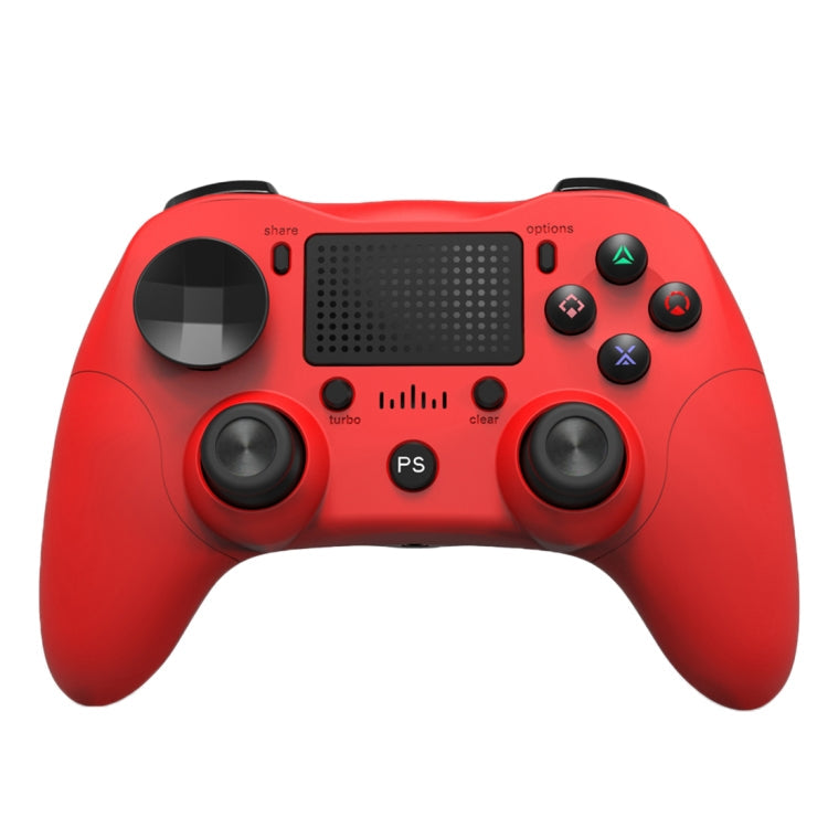 P912 Wireless Bluetooth Game Handle Controller for PS4 / PC (Red)