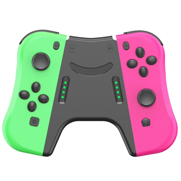 SP-5088ZJ For Switch Joy-con Left and Right Wireless GamePad Bluetooth Game Handle Controller (Pink Green)