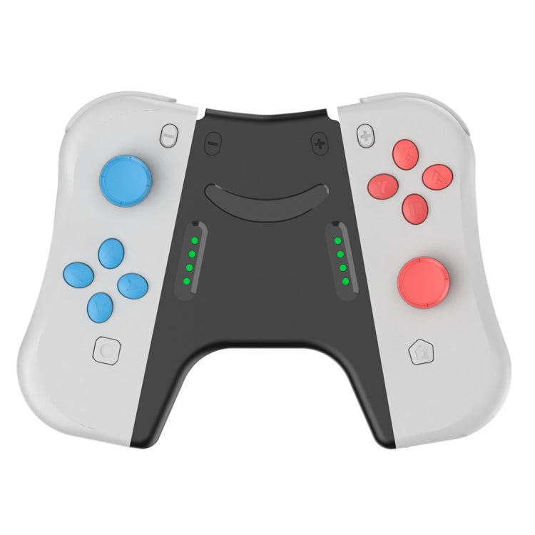 SP-5088ZJ Para Switch Joy-con Controlador de manija de juego Bluetooth GamePad Inalámbrico izquierdo y derecho (Gris Claro)
