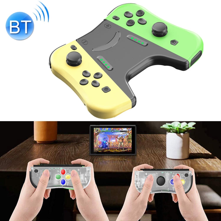 SP-5088ZJ For Switch Joy-con Game Handle Controller Wireless Bluetooth Left and Right Gamepad (Yellow + Green)