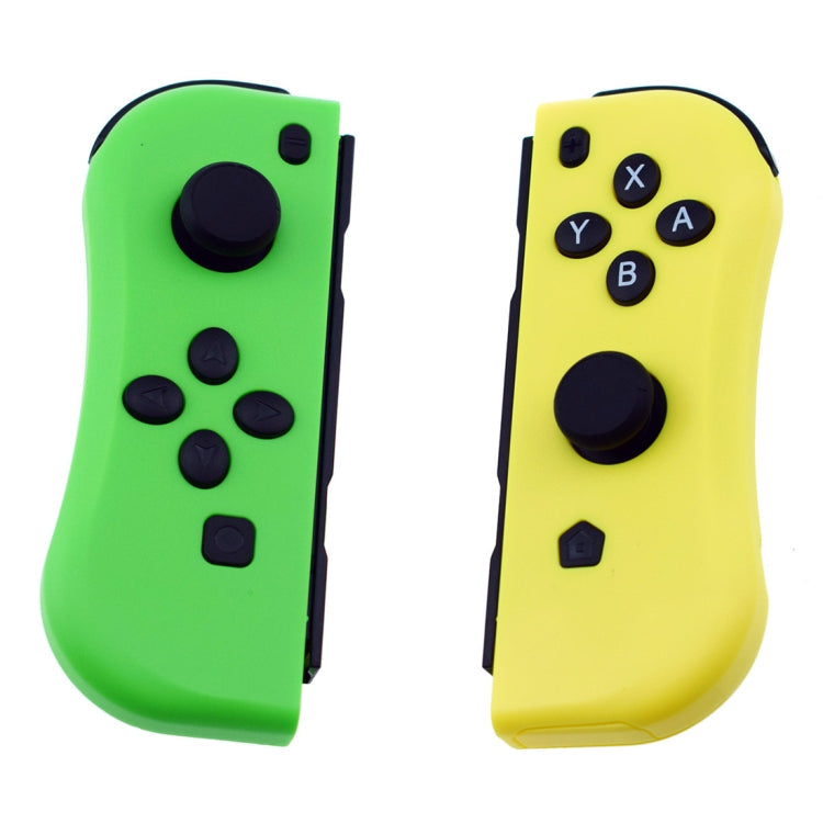 SP-5088ZJ Para Switch Joy-con Controlador de mango de juego Inalámbrico Bluetooth GamePad izquierdo y derecho (Amarillo + Verde)