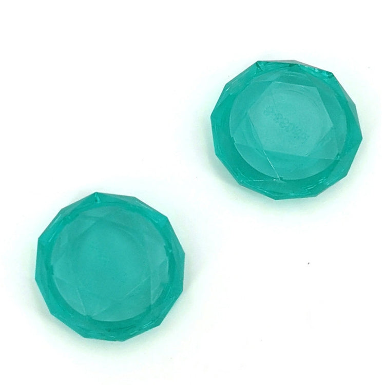 2 capuchons de poignée de jeu à texture diamant pour PS5 (vert)