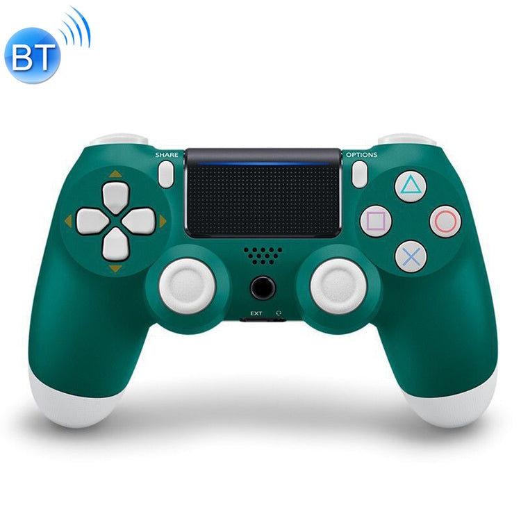 Pour manette de jeu Bluetooth sans fil PS4 avec version américaine légère (vert)
