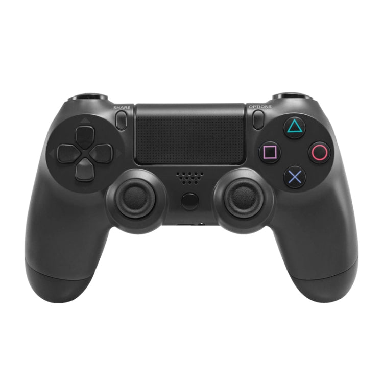 Controlador de mango de Juego Inalámbrico Bluetooth con lámPara Para PS4 Versión de US (Negro)