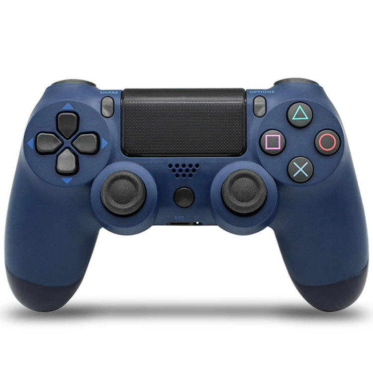 Wireless Bluetooth Game Handle Controller with Lamp for PS4 US Version (Dark Blue)