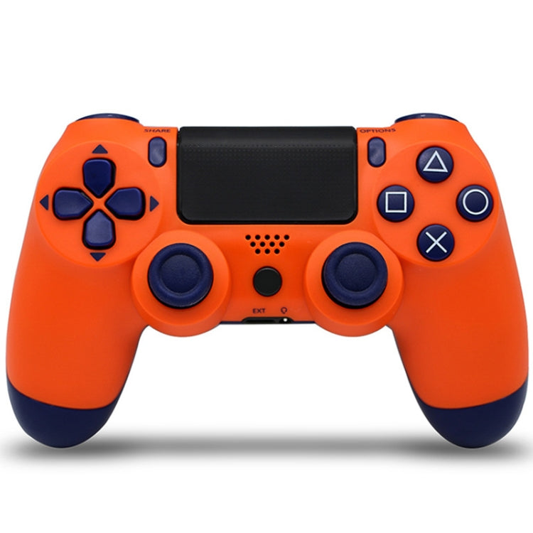 Wireless Bluetooth Game Handle Controller with Lamp for PS4 US Version (Orange)