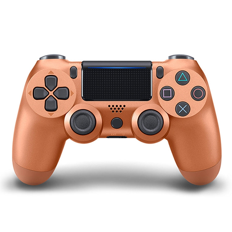 For PS4 Wireless Bluetooth Gamepad Game Controller with Light EU Version (Bronze)