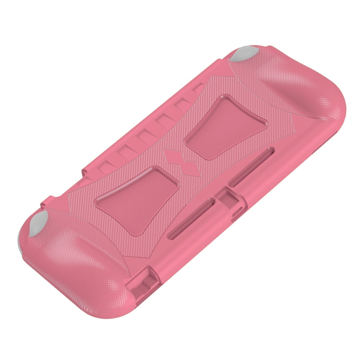 Resistencia a la caída de la cáscara Protectora suave de TPU Para el interruptor Nintendo Lite (Rosa)